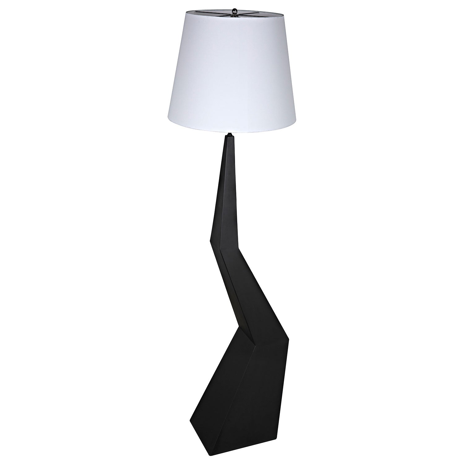 Noir Rhombus Floor Lamp With Shade