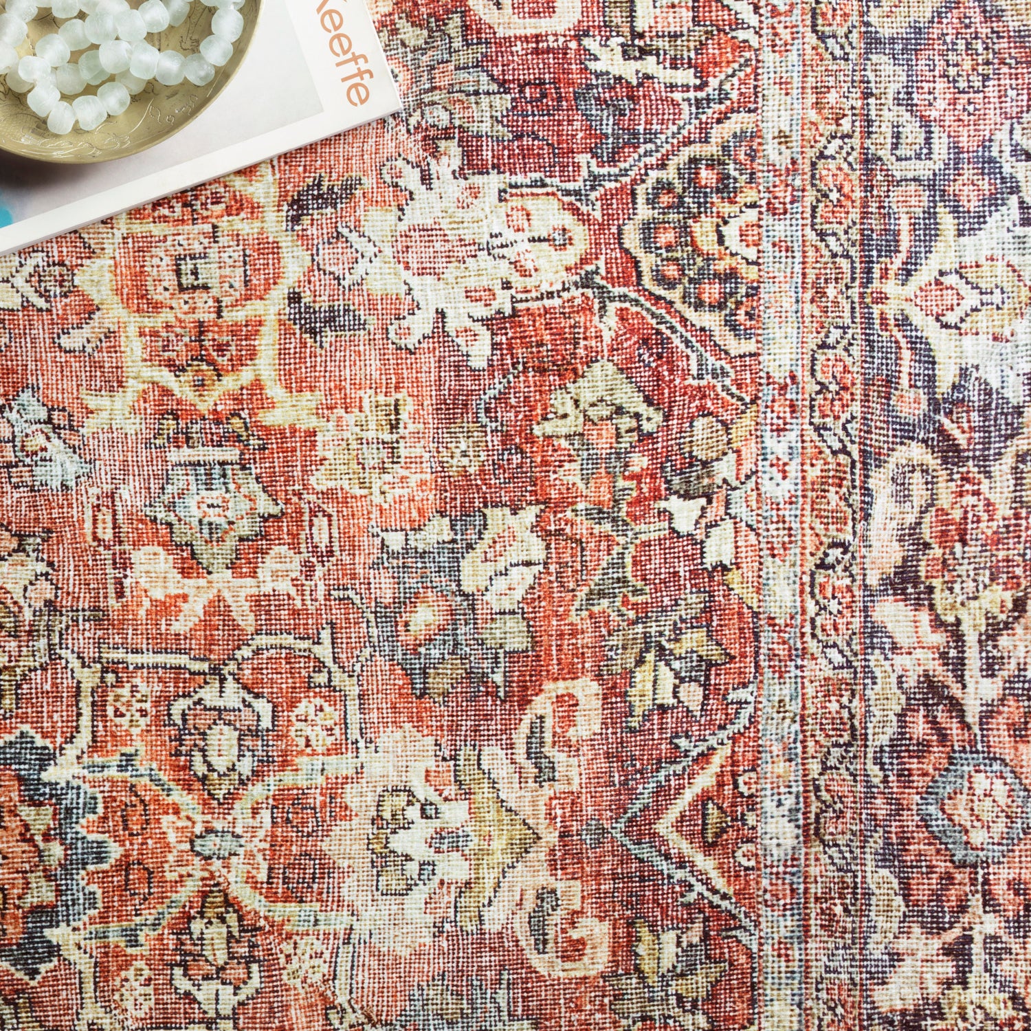 Loloi Layla Spice/Marine Power Loomed Rug