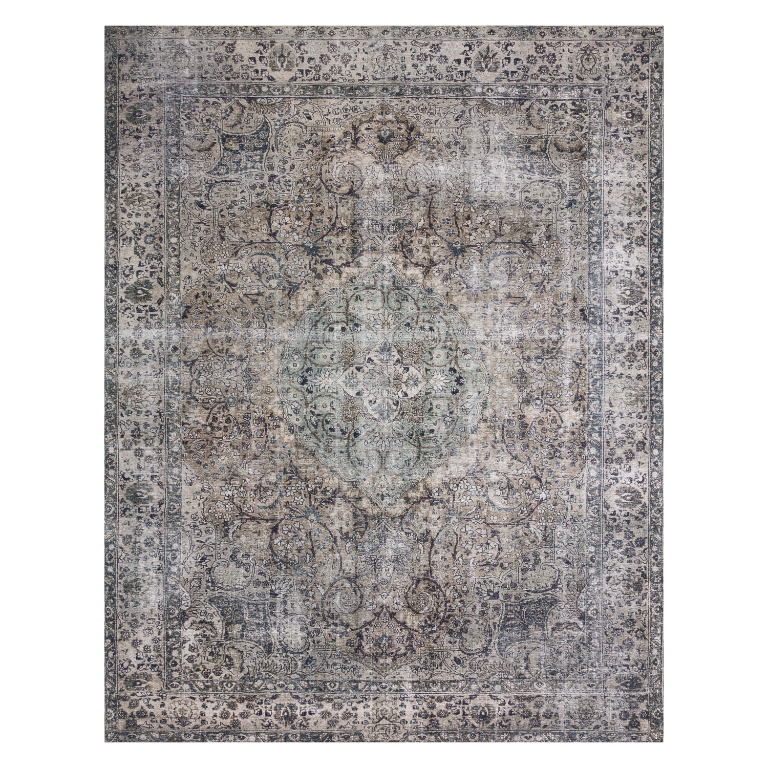 Loloi Layla Taupe/Stone Power Loomed Rug