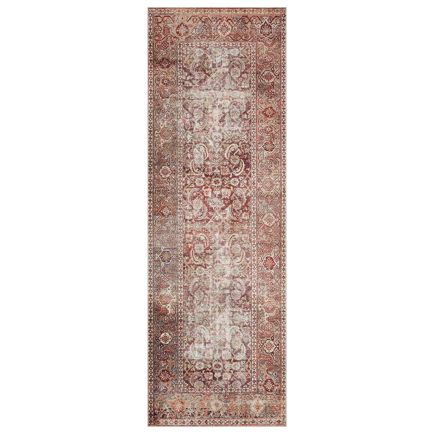 Loloi Layla Cinnamon/Sage Power Loomed Rug