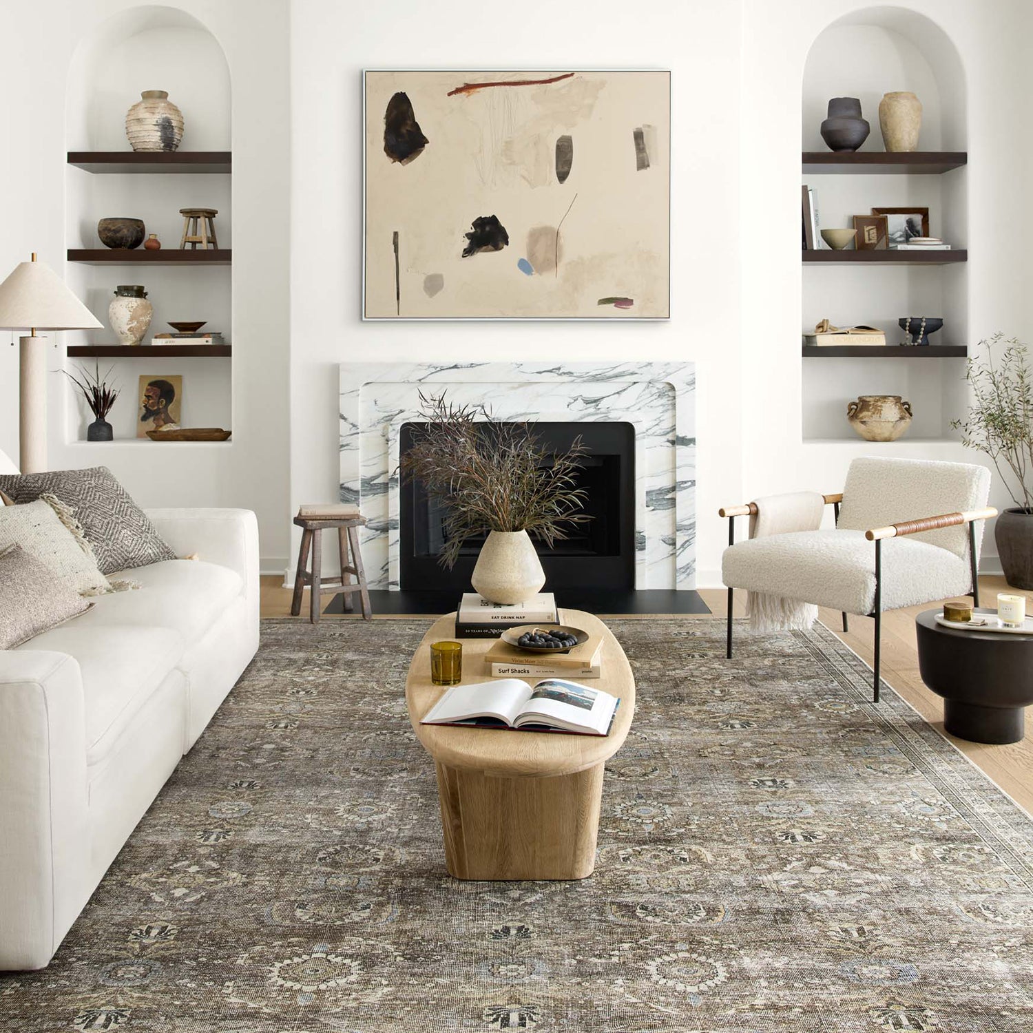 Loloi Layla Antique/Moss Power Loomed Rug