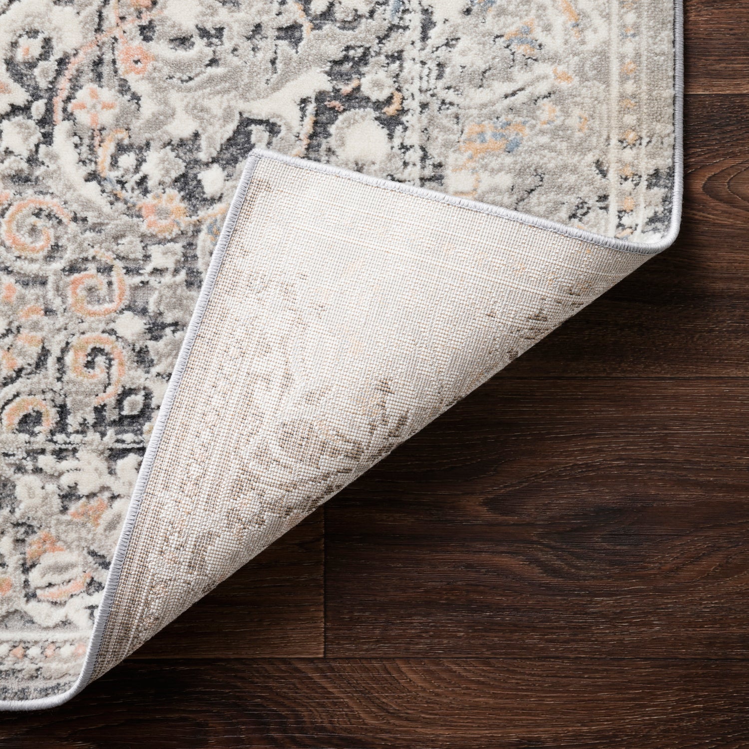 Loloi Lucia Gray/Mist Power Loomed Rug