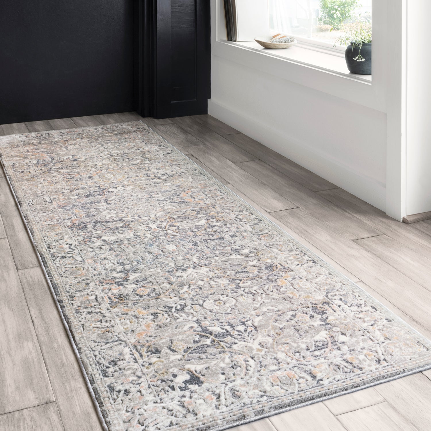 Loloi Lucia Gray/Mist Power Loomed Rug
