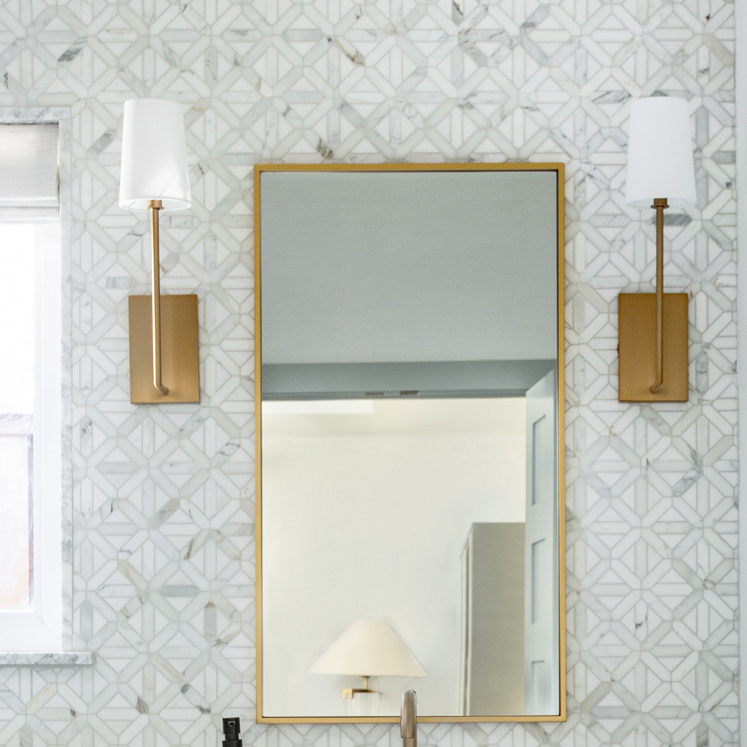 Crystorama Lena Cylinder Shade 1-Light Wall Sconce