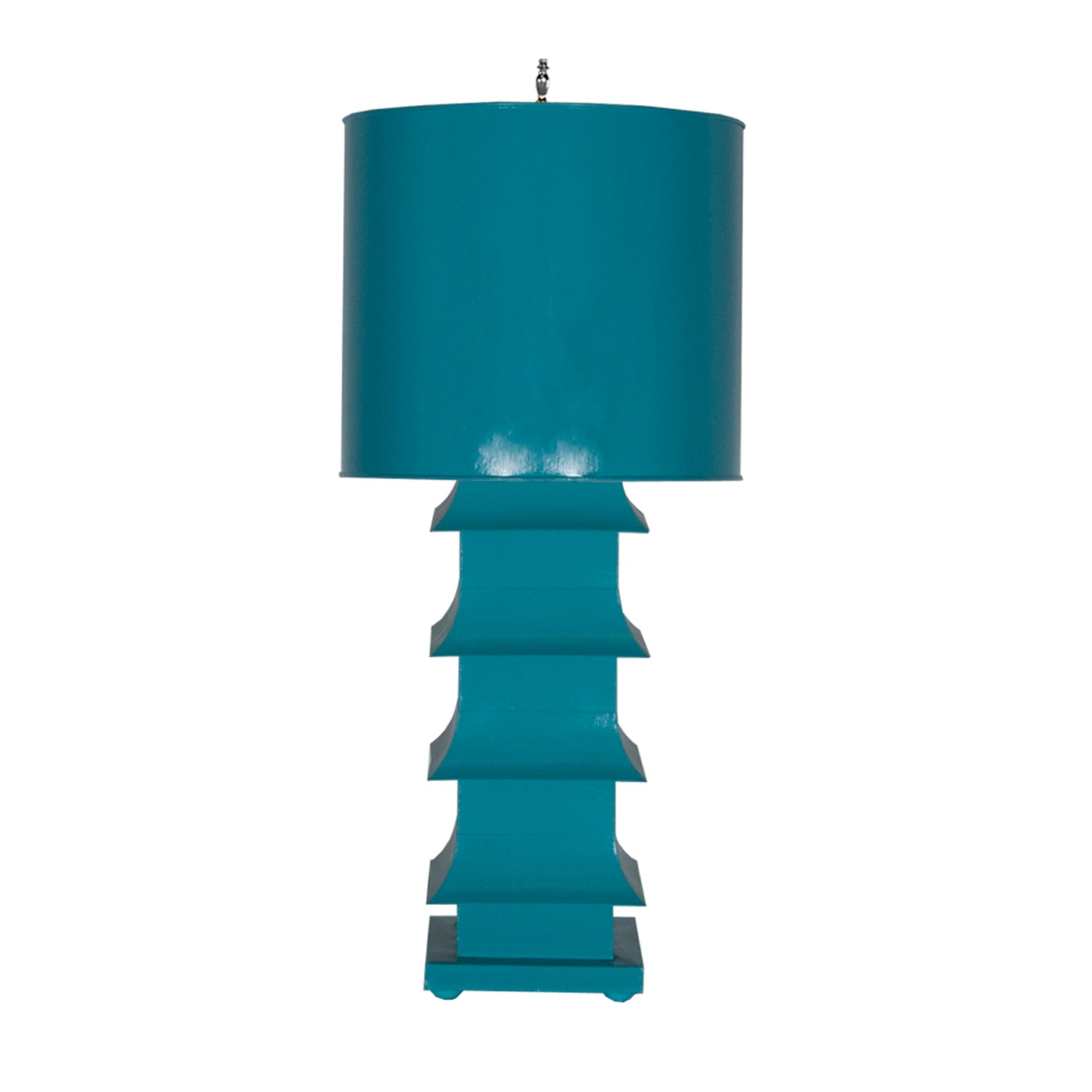 Worlds Away Large Pagoda Table Lamp