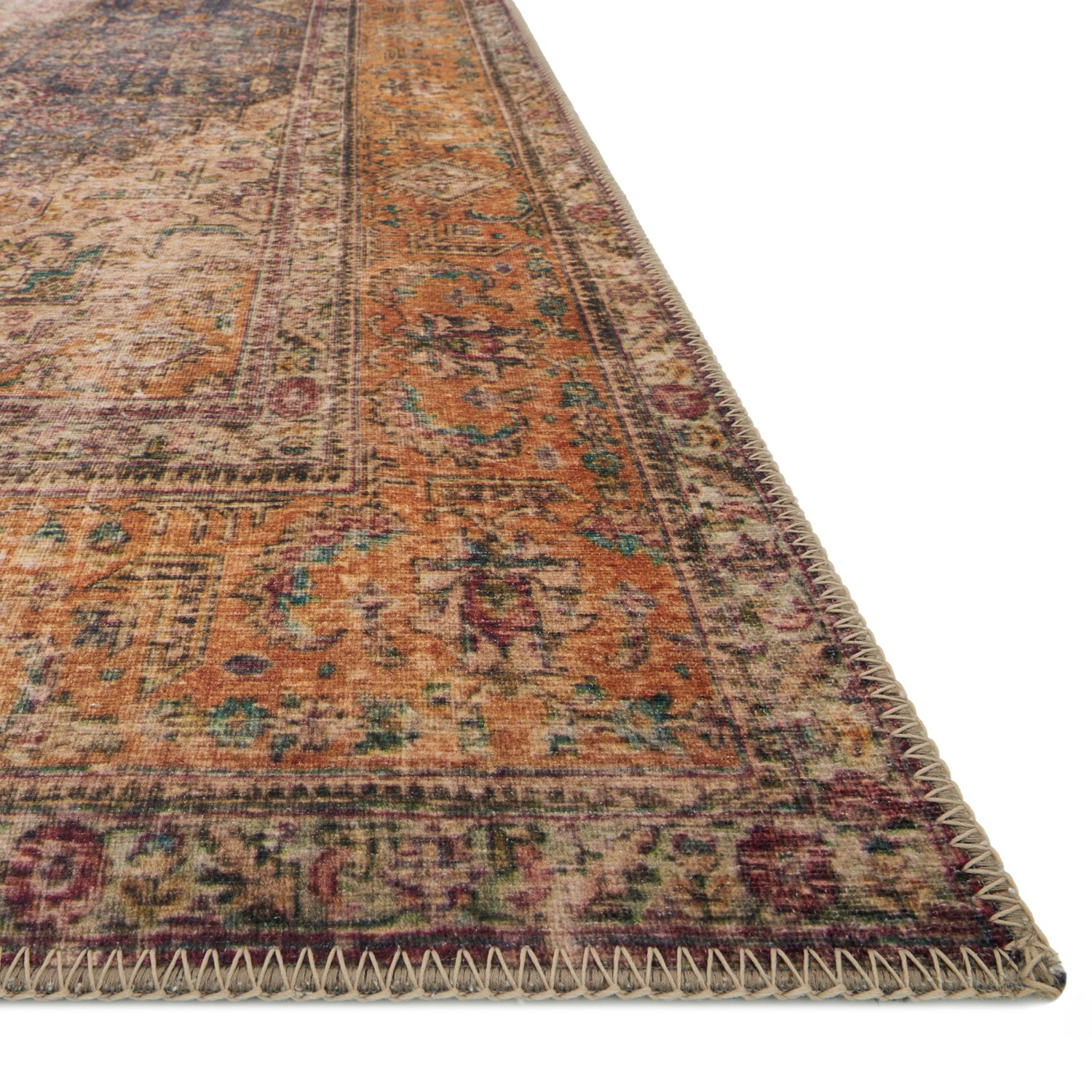 Loloi Loren Plum/Multi Power Loomed Rug