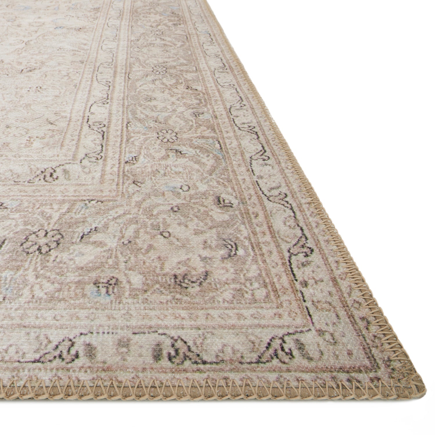 Loloi Loren Sand/Taupe Power Loomed Rug