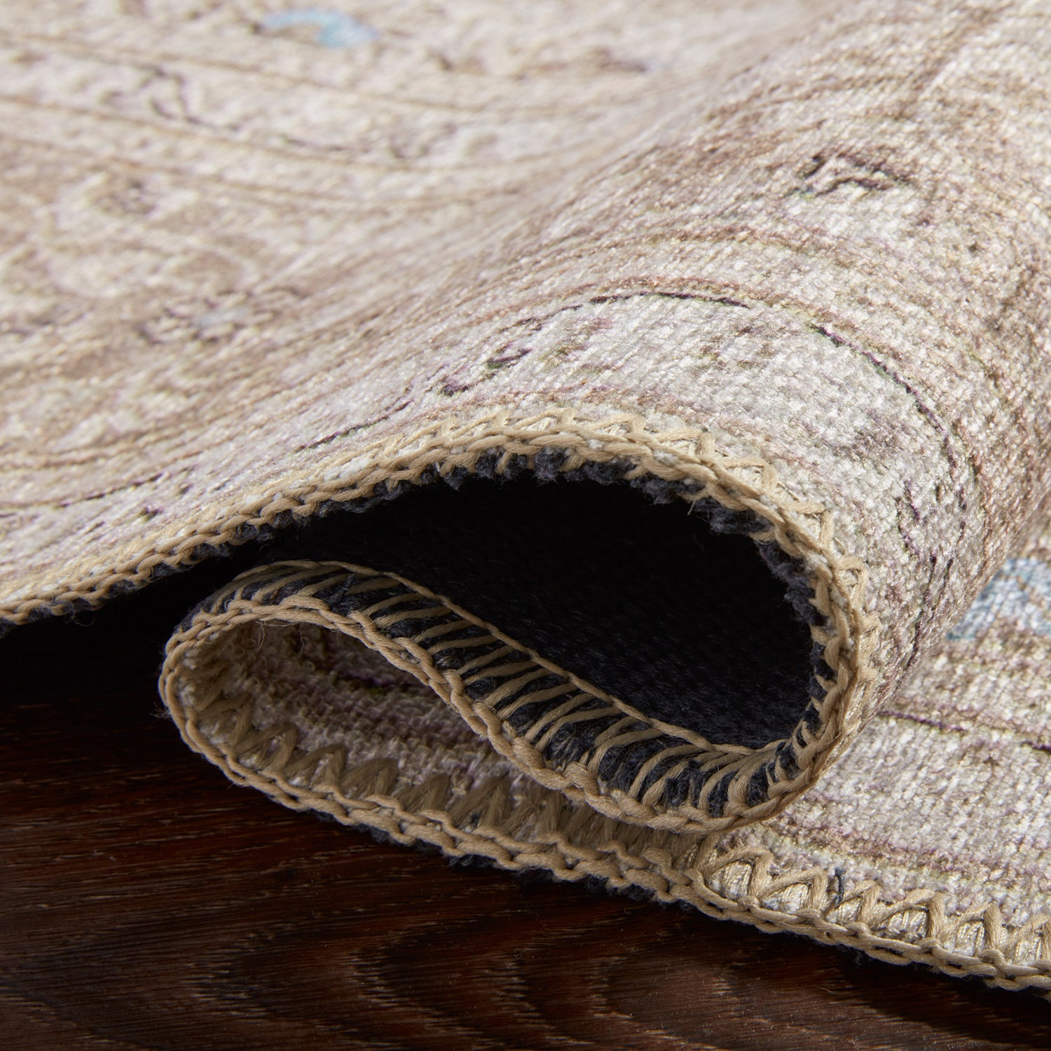 Loloi Loren Sand/Taupe Power Loomed Rug