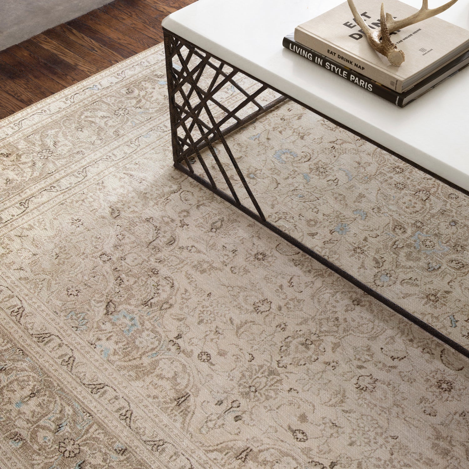 Loloi Loren Sand/Taupe Power Loomed Rug