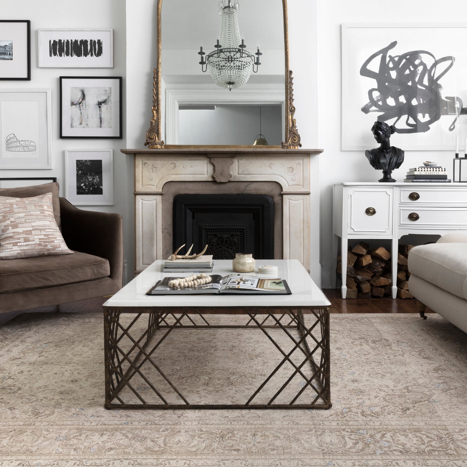 Loloi Loren Sand/Taupe Power Loomed Rug