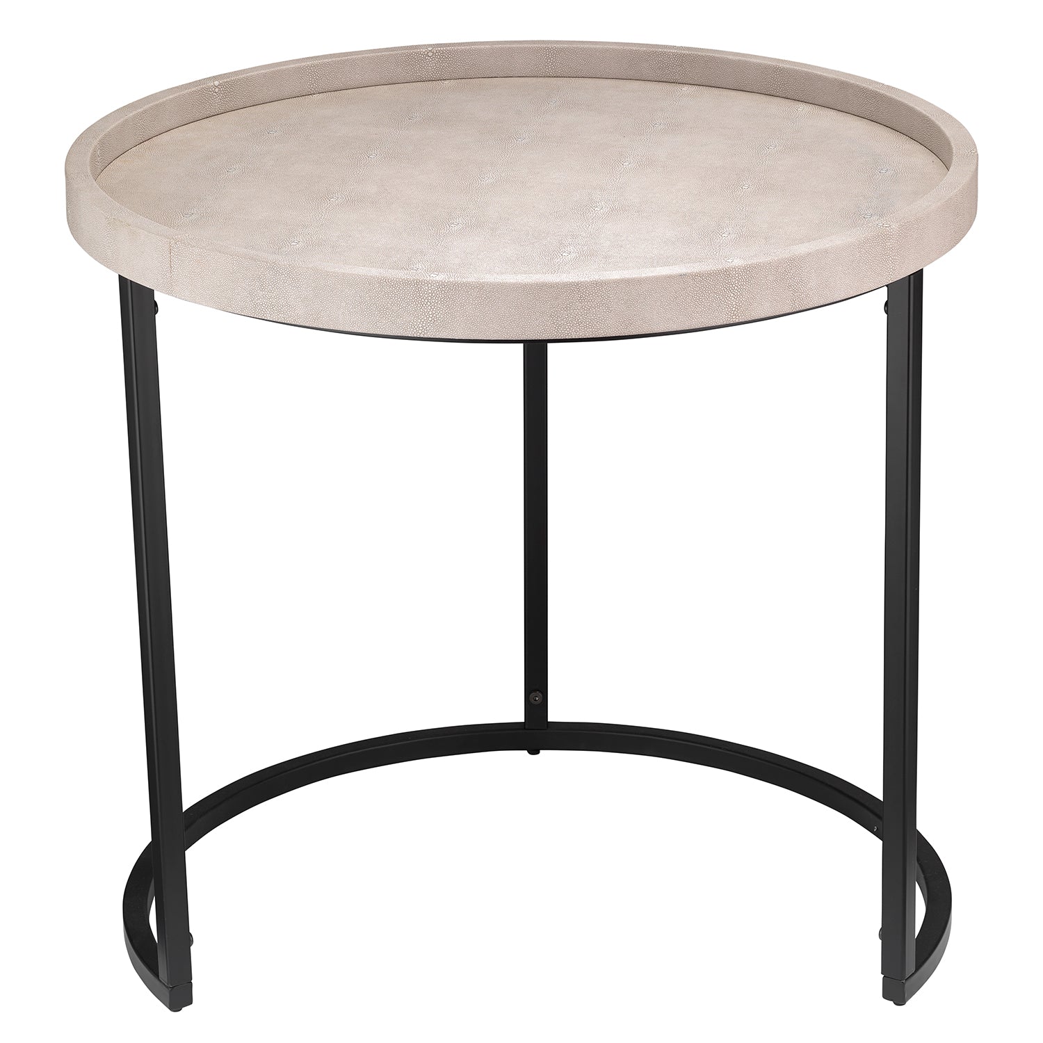 Lifestyle by Jamie Young Binx Shagreen Nesting Side Table Set of 3