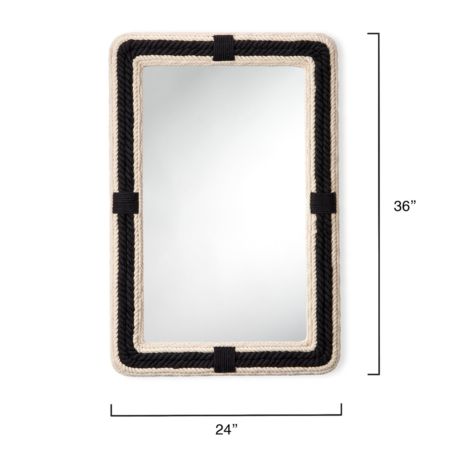 Lifestyle by Jamie Young Nadi Cotton Jute Rectangle Mirror