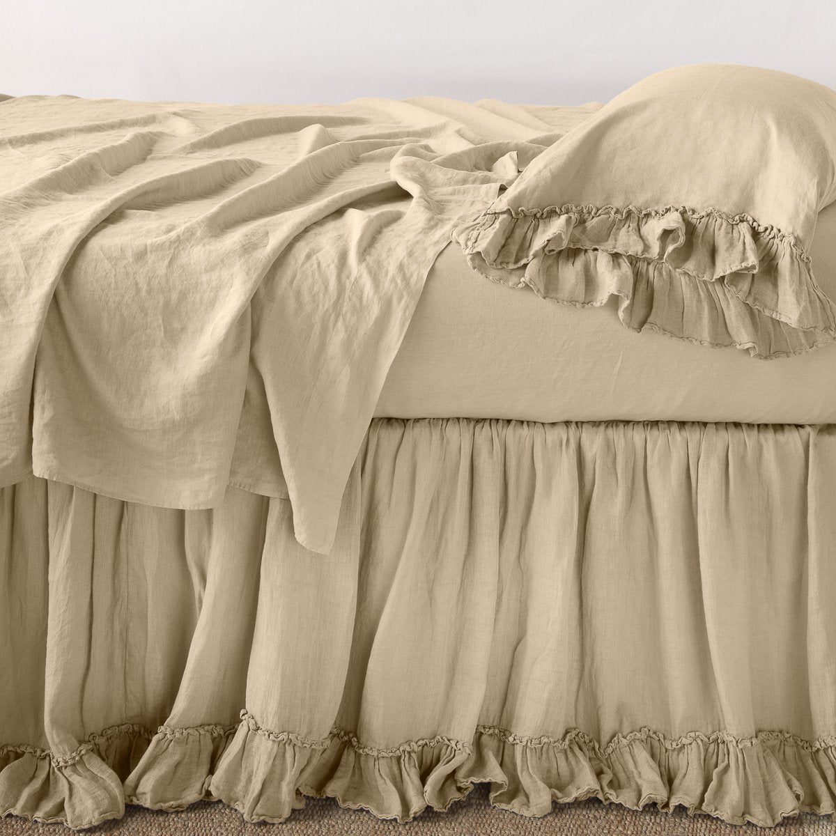 Bella Notte Linen Whisper Bed Skirt