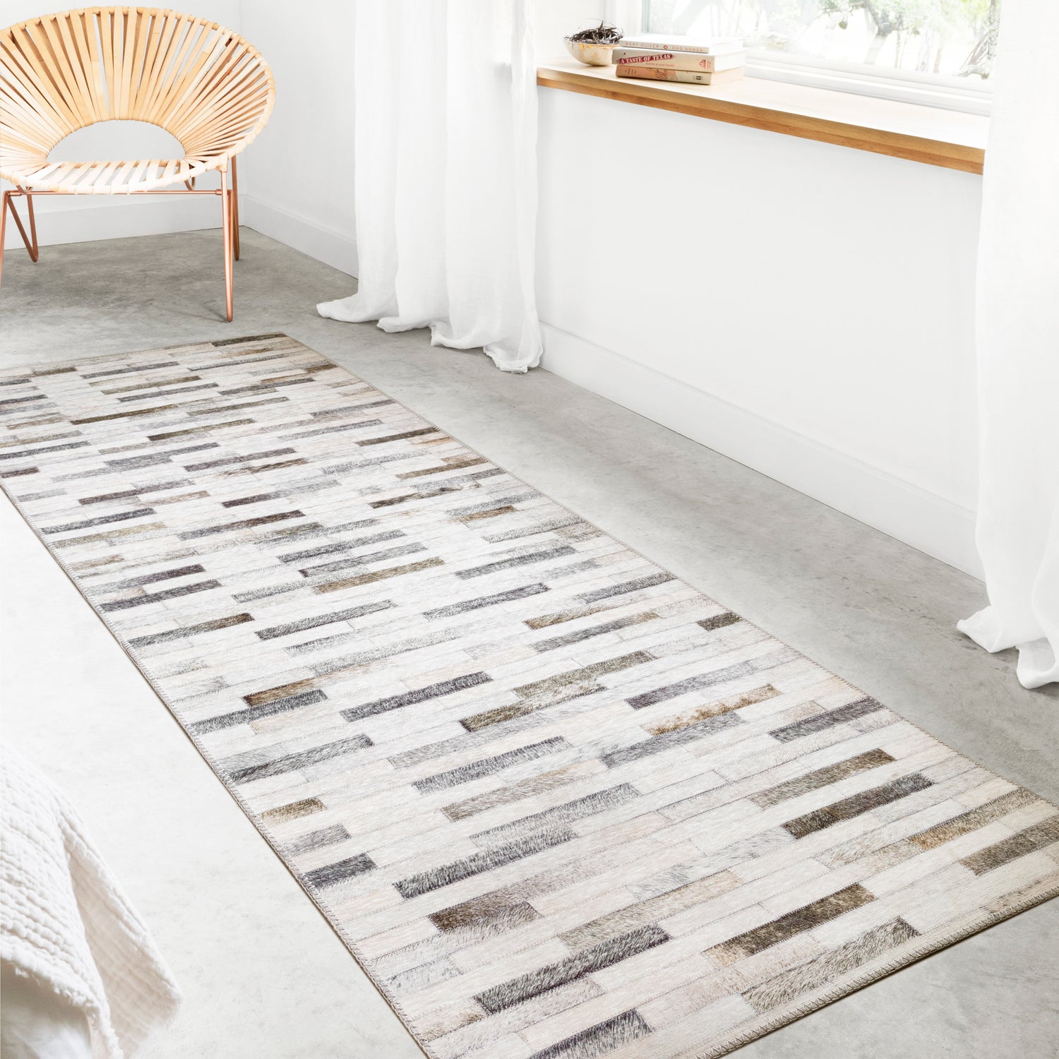 Loloi Maddox Ivory/Gray Power Loomed Rug