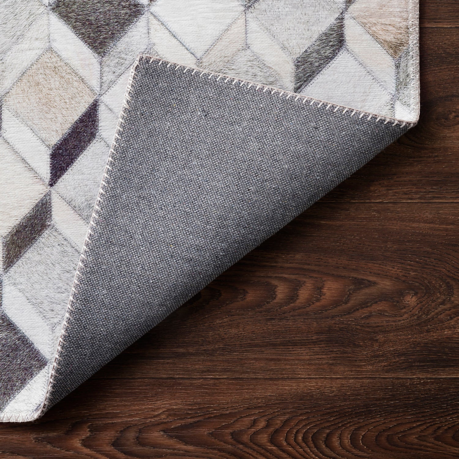 Loloi Maddox Gray/Mocha Power Loomed Rug