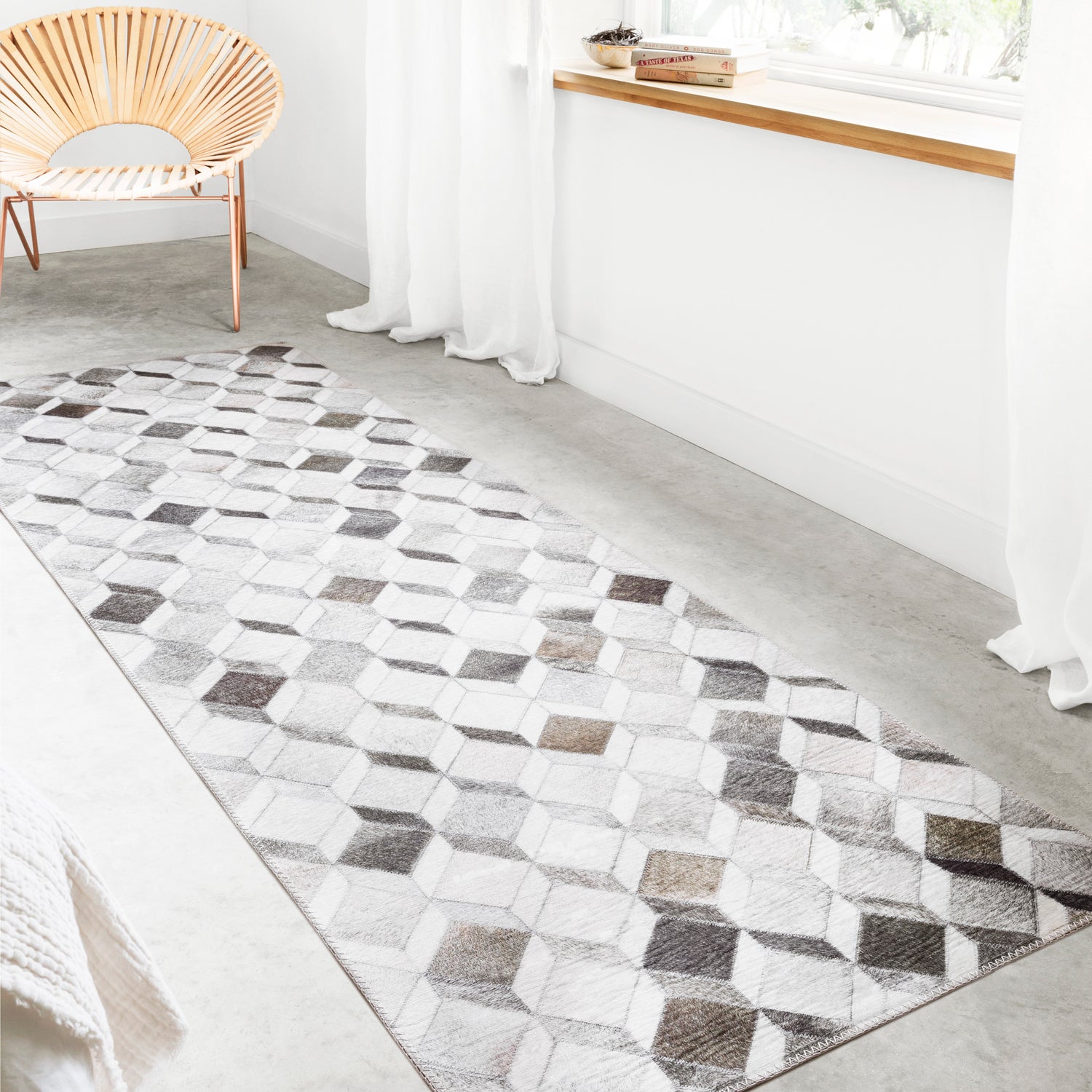 Loloi Maddox Gray/Mocha Power Loomed Rug