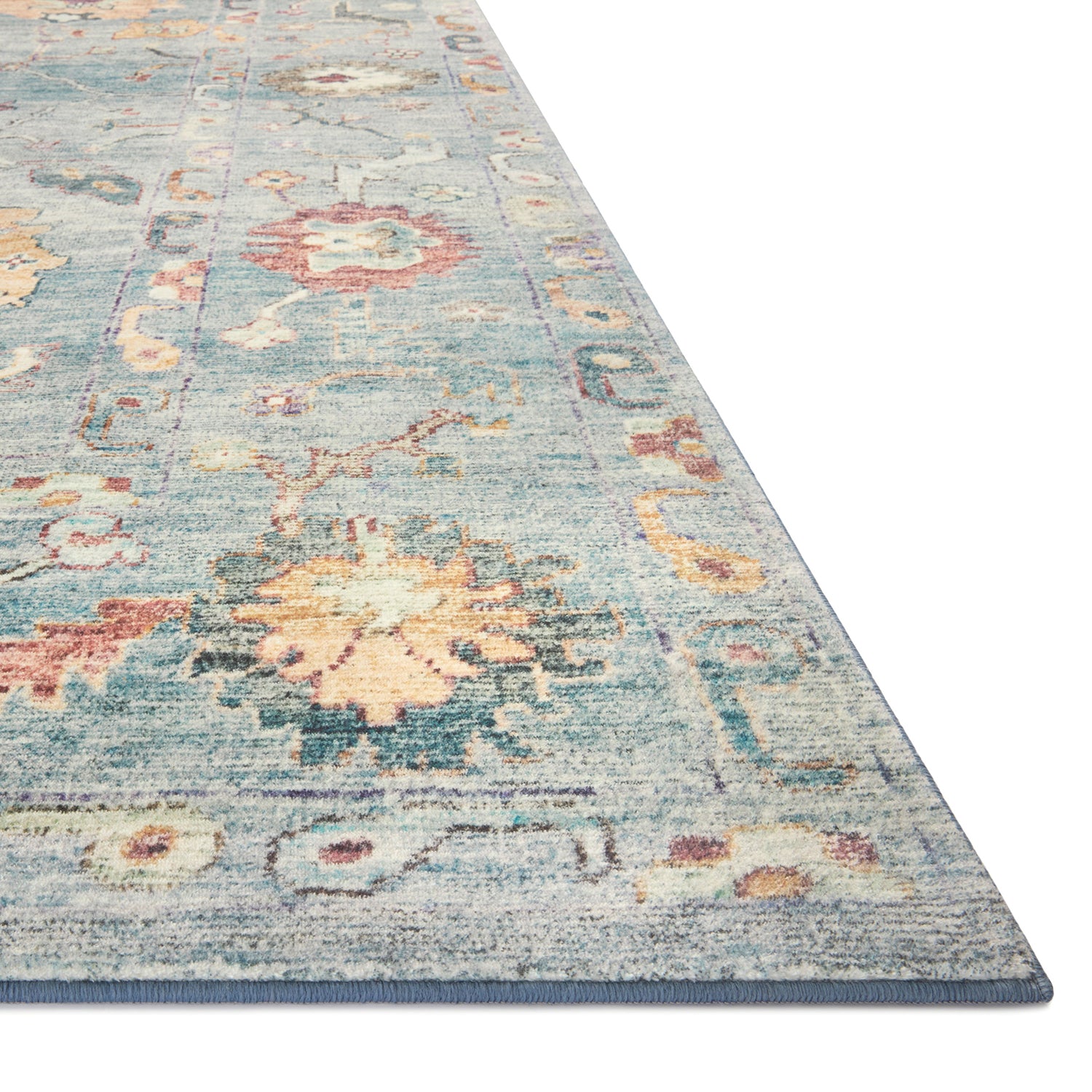 Loloi Margot CloudPile Denim/Multi Power Loomed Rug