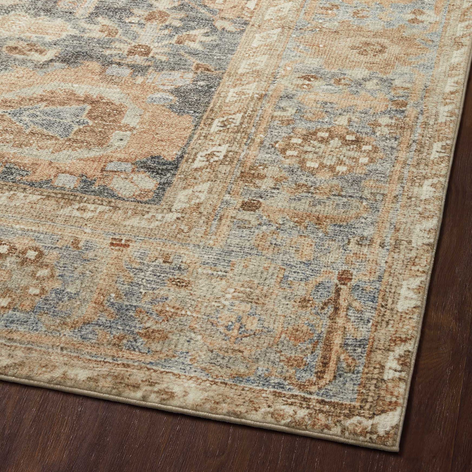Loloi Margot CloudPile Ocean/Spice Power Loomed Rug