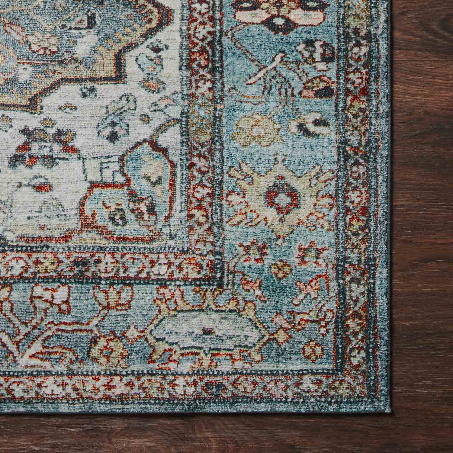 Loloi Margot CloudPile Ocean/Brick Power Loomed Rug