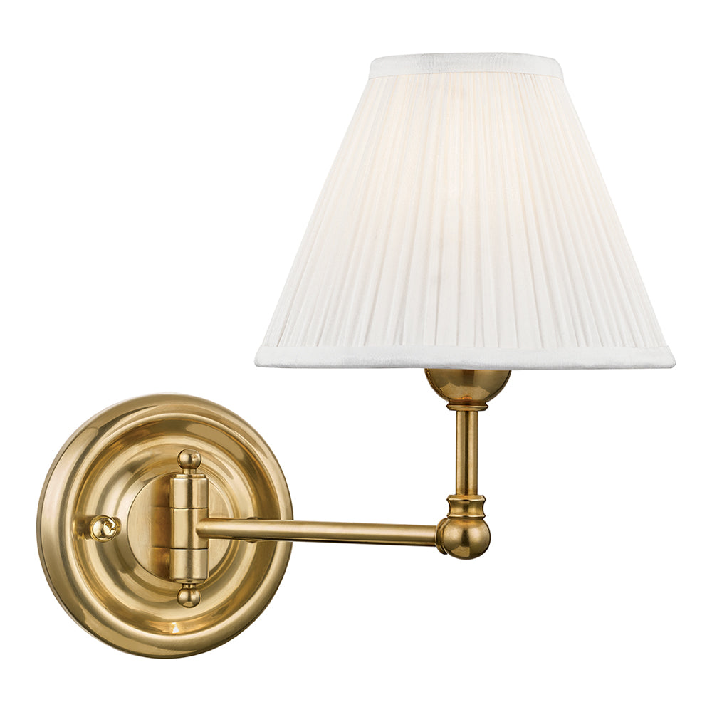 Mark D Sikes x Hudson Valley Lighting Classic No 1 Single Wall Sconce