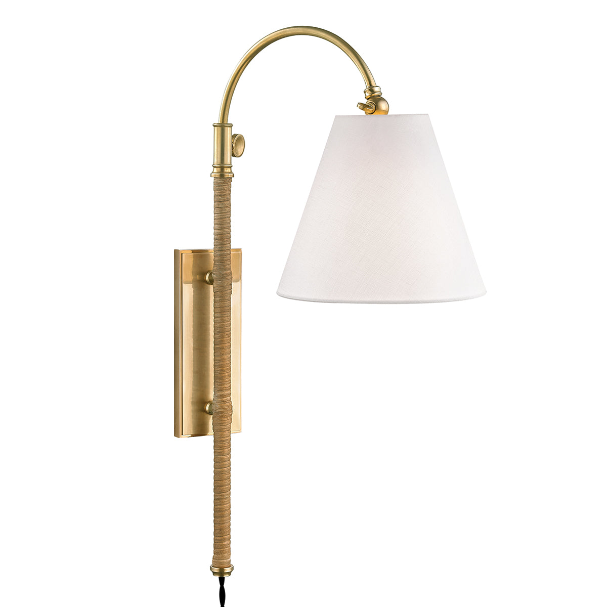 Mark D Sikes x Hudson Valley Lighting Curves No 1 Adjustable Wall Sconce