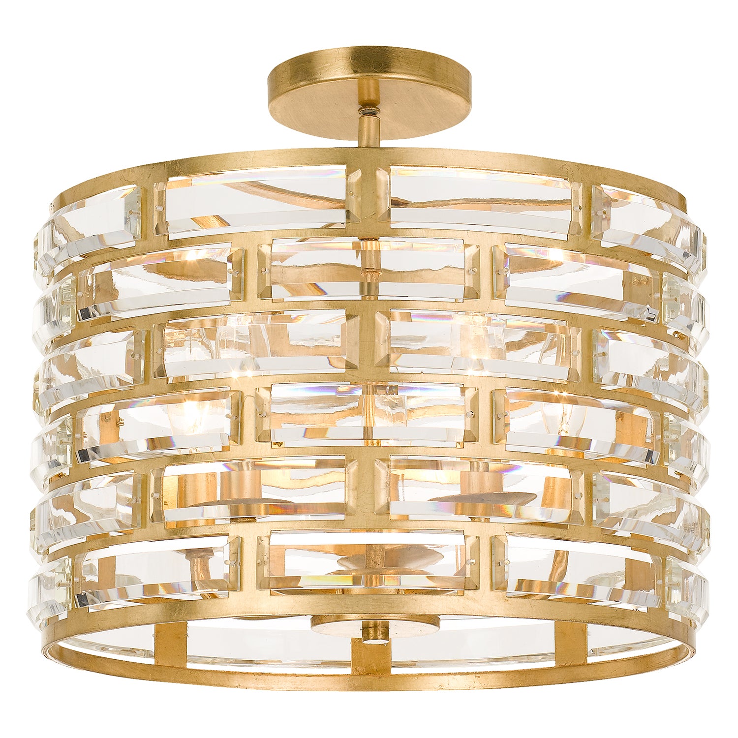 Crystorama Meridian Semi Flush Ceiling Mount