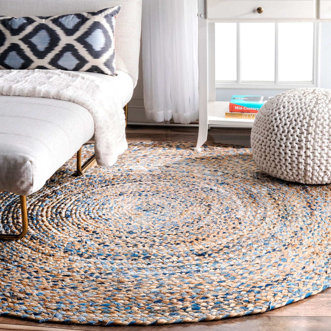 Jena Jute Braided Rug