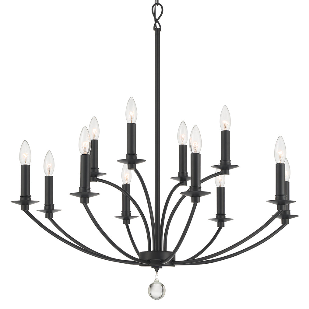 Crystorama Mila 12-Light Chandelier