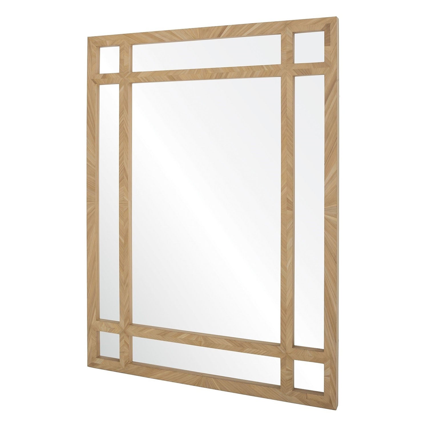 Michael S Smith for Mirror Home Levant French Straw Wall Mirror