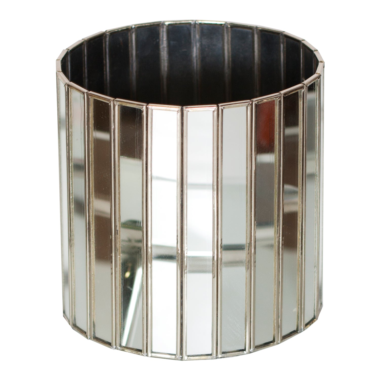 Worlds Away Faceted Round Planter