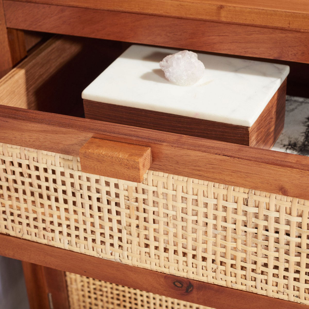 Rieth Cane Nightstand