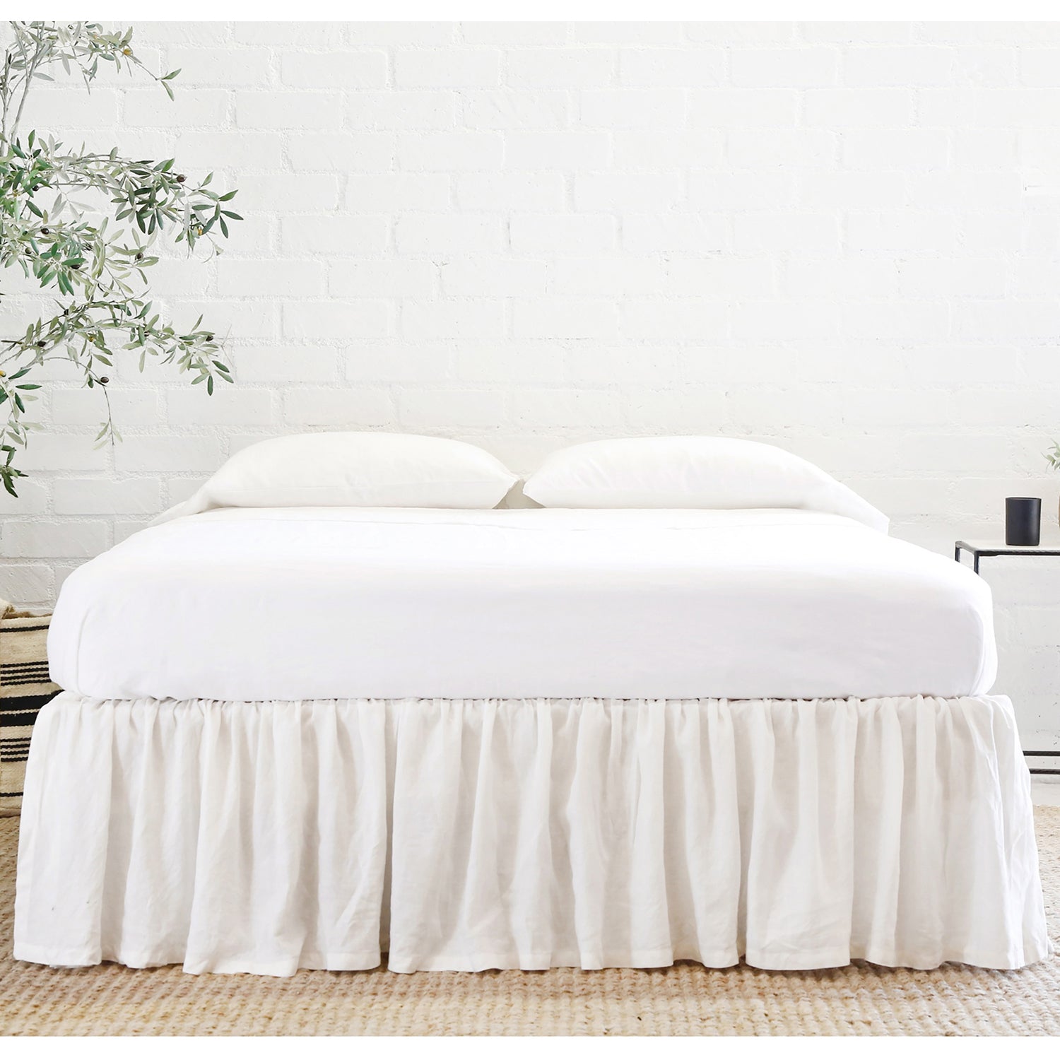 Pom Pom at Home Linen Gathered Bedskirt