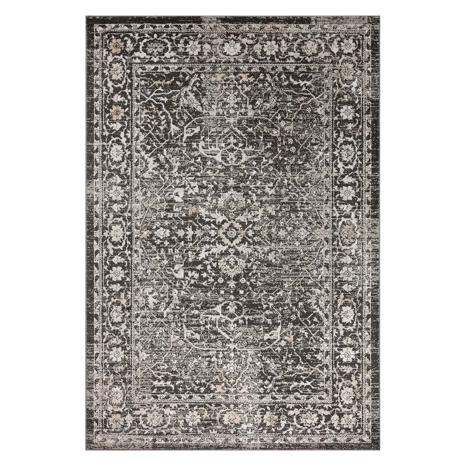 Loloi Odette Charcoal/Silver Power Loomed Rug