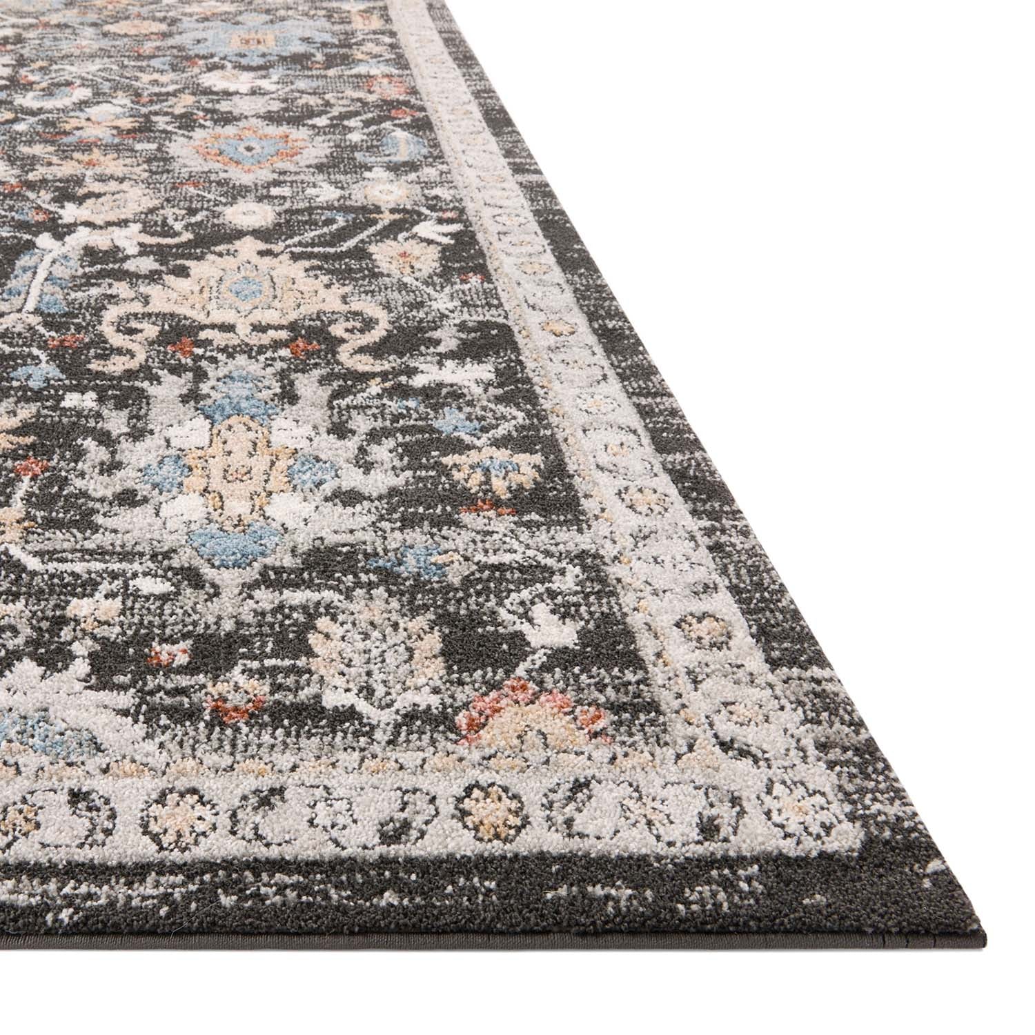Loloi Odette Charcoal/Multi Power Loomed Rug