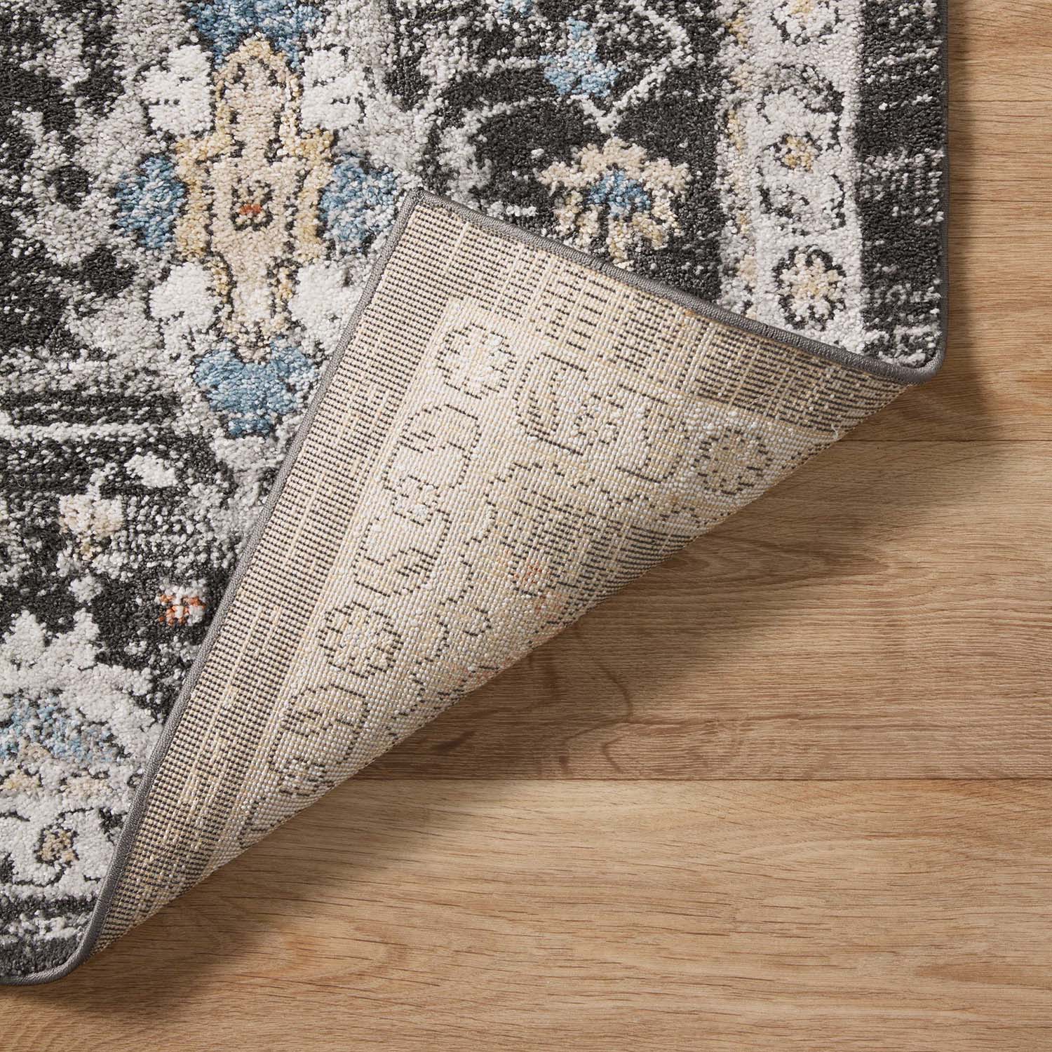 Loloi Odette Charcoal/Multi Power Loomed Rug