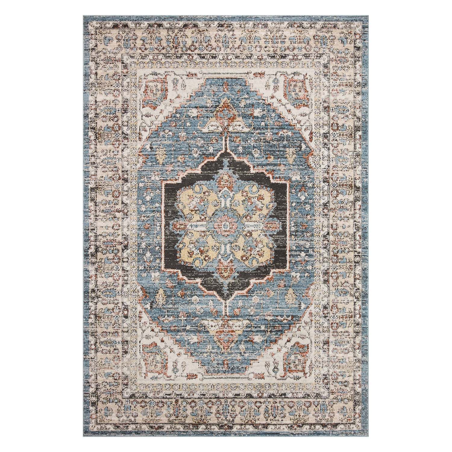 Loloi Odette Sky/Multi Power Loomed Rug