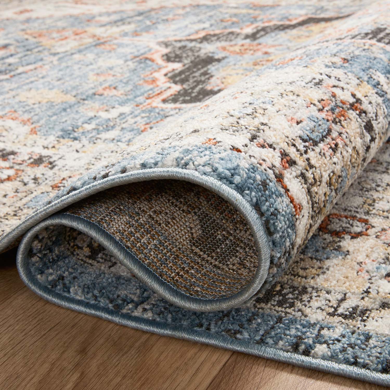 Loloi Odette Sky/Multi Power Loomed Rug