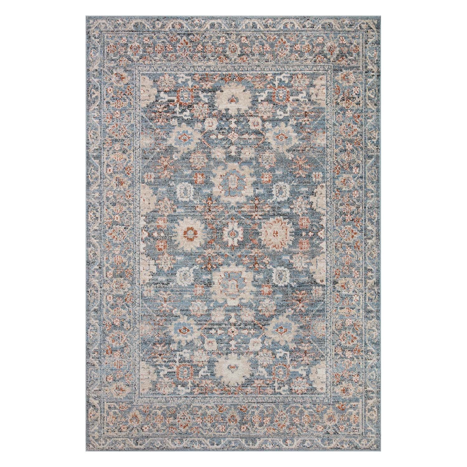 Loloi Odette Sky/Rust Power Loomed Rug