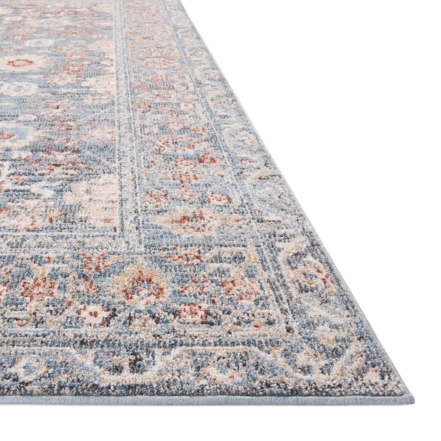 Loloi Odette Sky/Rust Power Loomed Rug