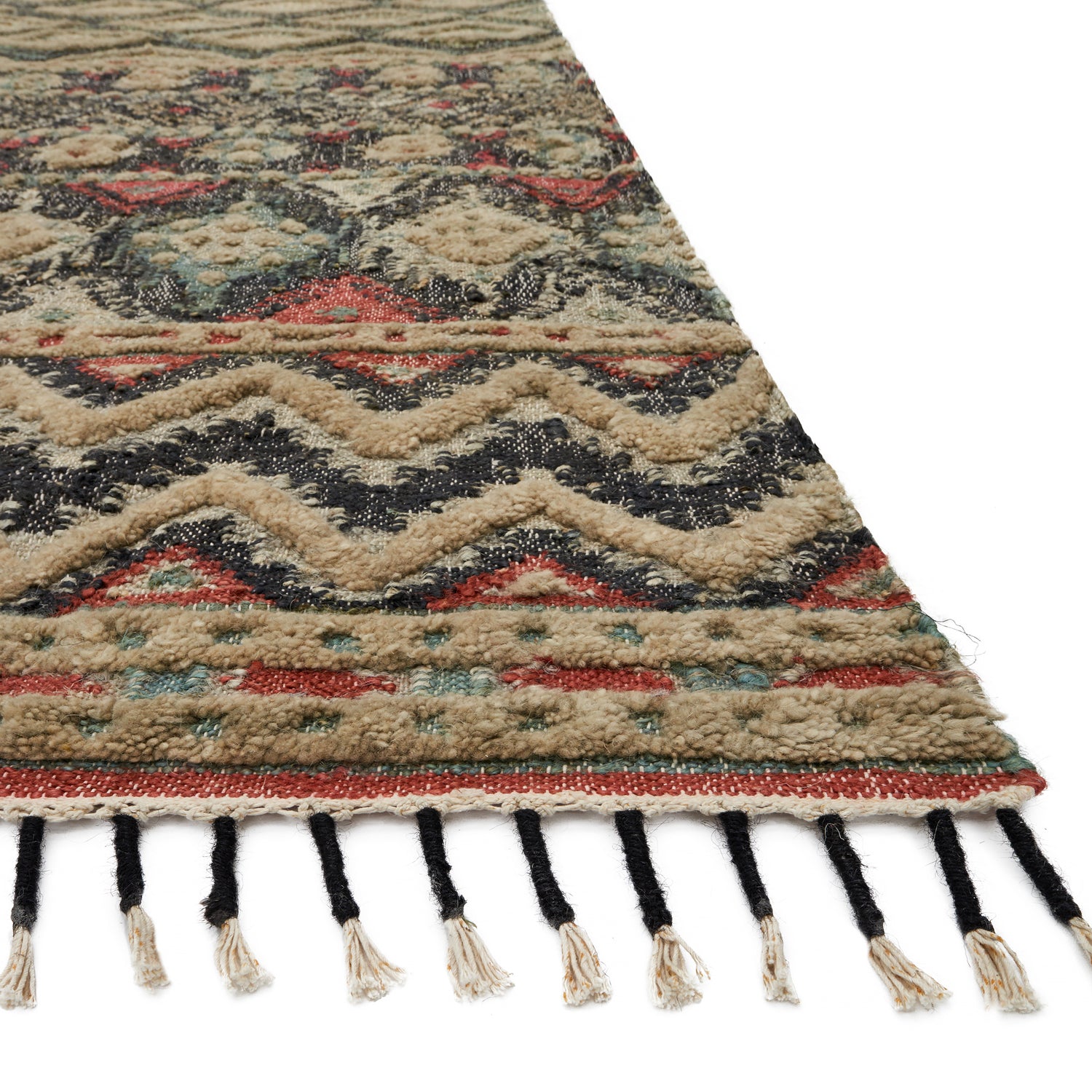 Loloi Owen Indigo/Sage Hand Woven Rug