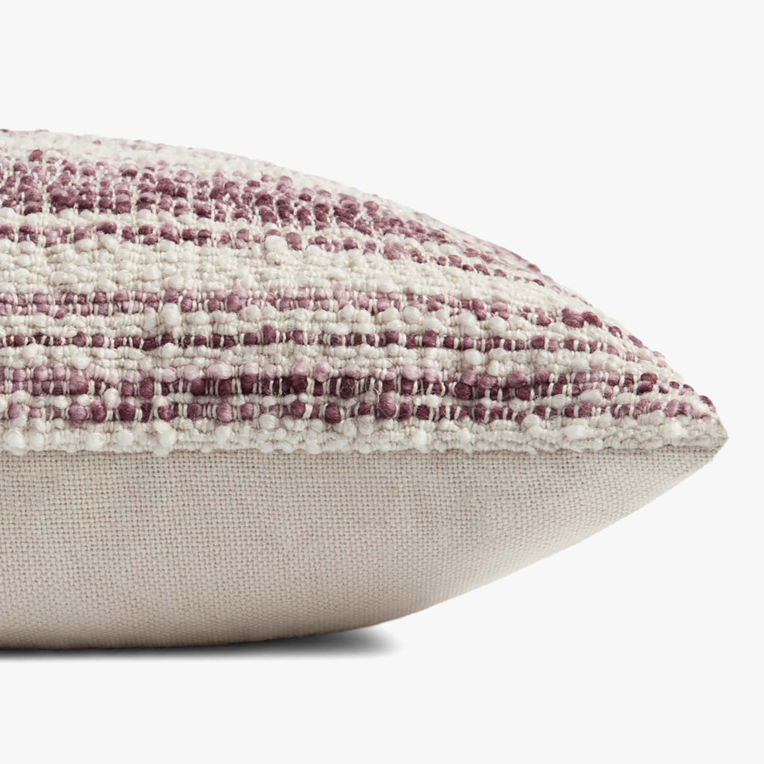 Chris Loves Julia x Loloi Meg Burgundy/Ivory Throw Pillow Set of 2