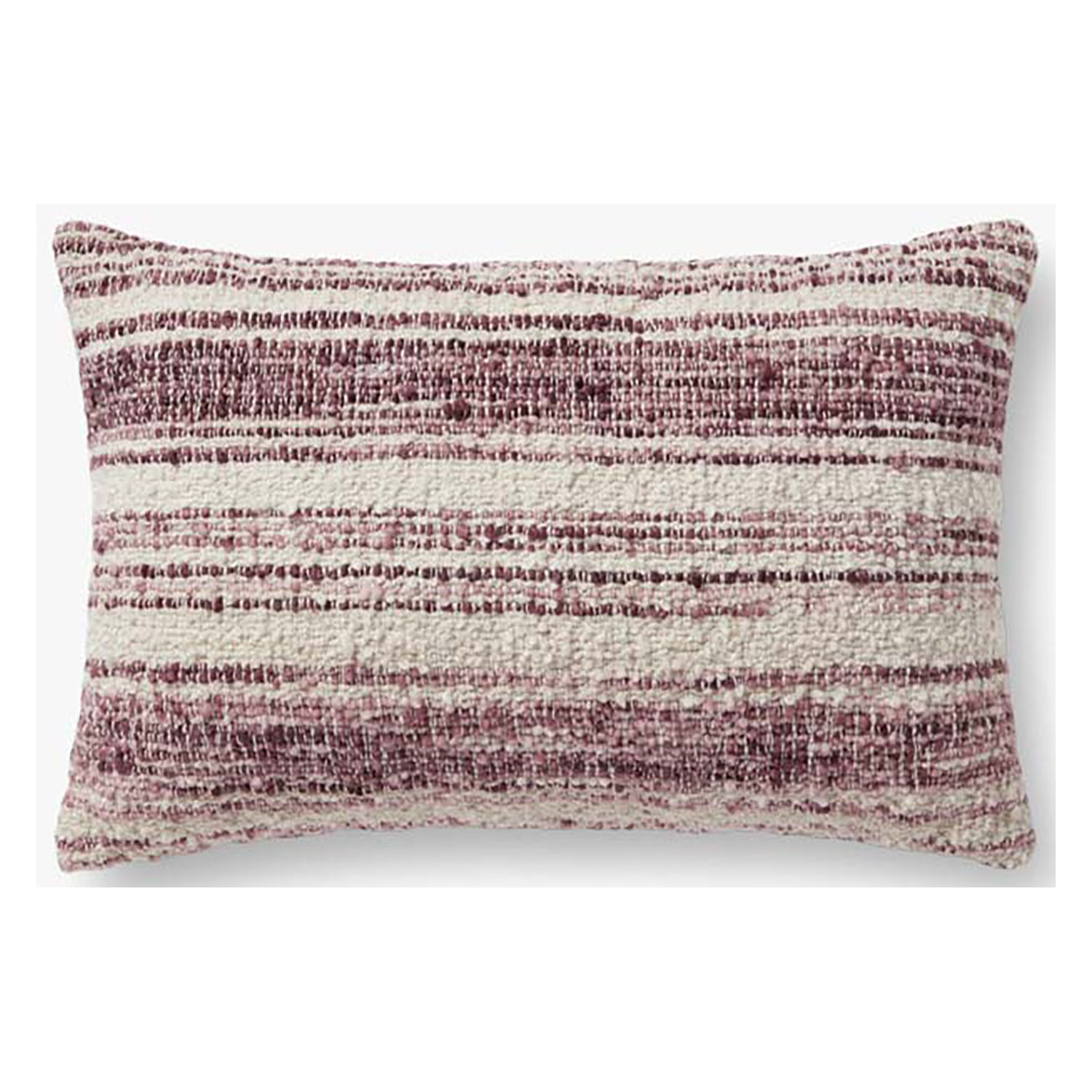 Chris Loves Julia x Loloi Meg Burgundy/Ivory Throw Pillow Set of 2