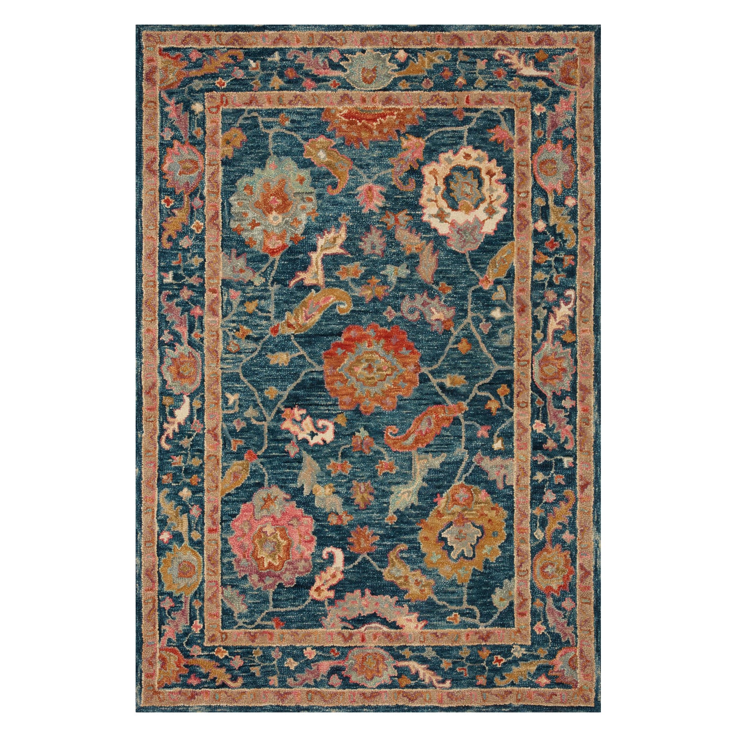 Loloi Padma Flores Hooked Rug