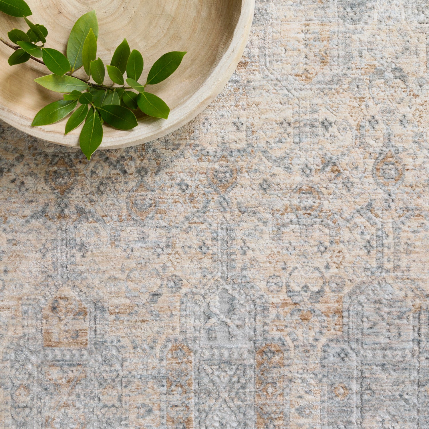 Loloi Pandora Ivory/Mist Power Loomed Rug