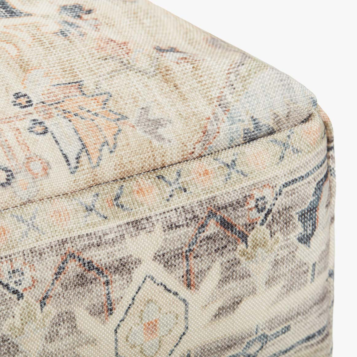 Loloi Cleo Beige/Multi Pouf