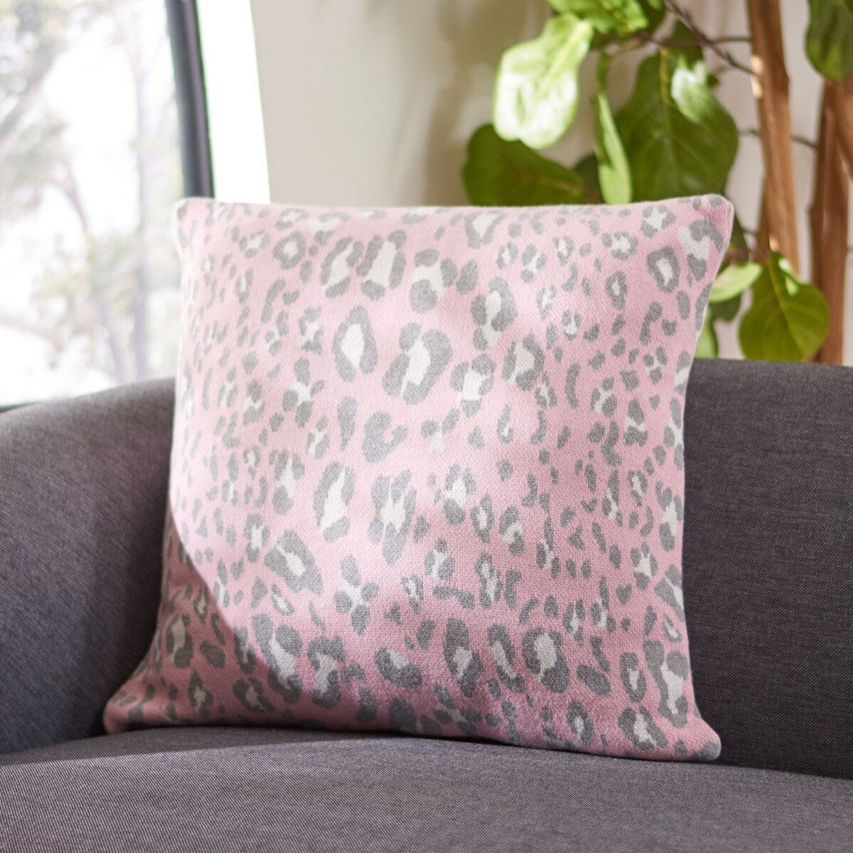 Aydin Leopard Throw Pillow