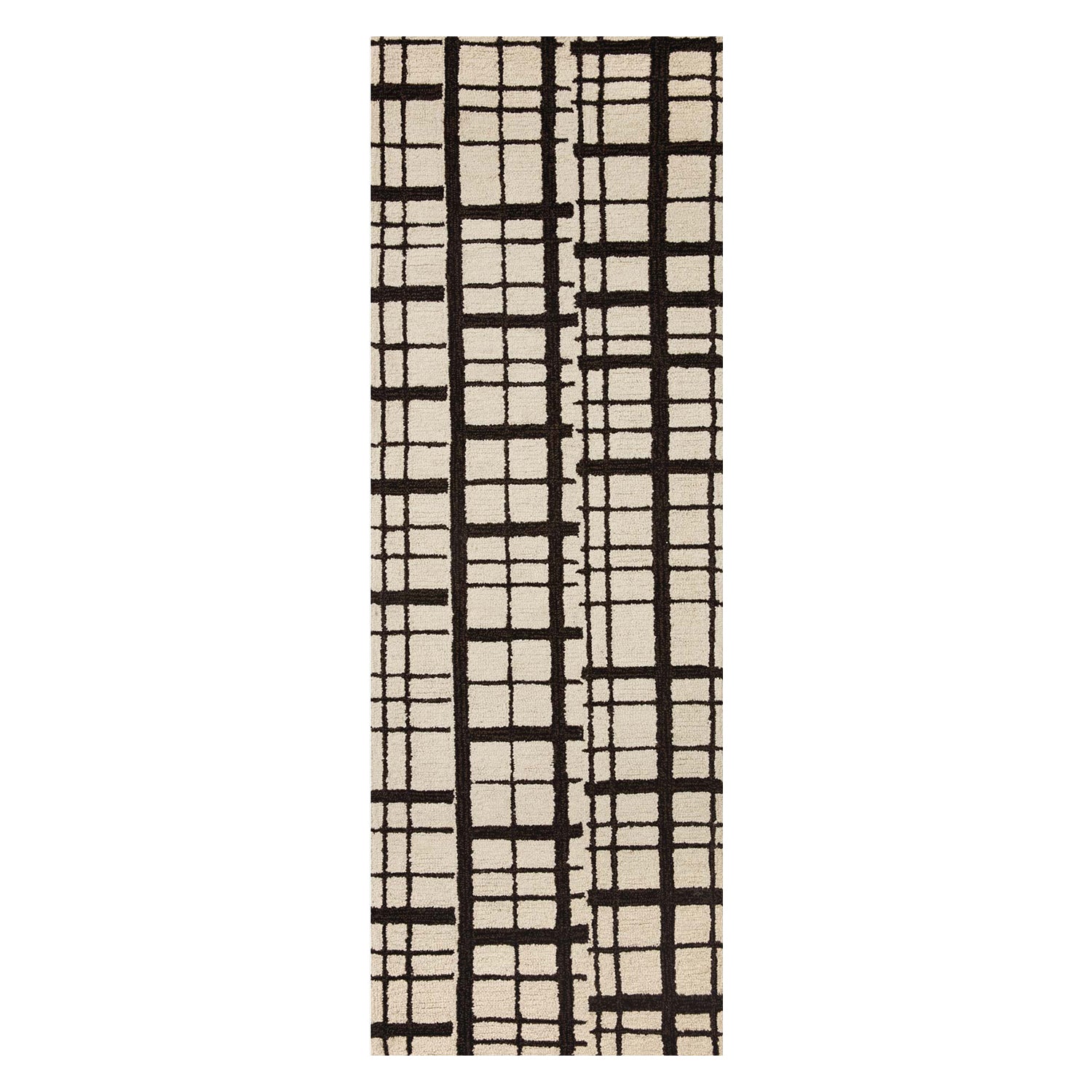 Chris Loves Julia x Loloi Polly Black /Ivory Hand Tufted Rug