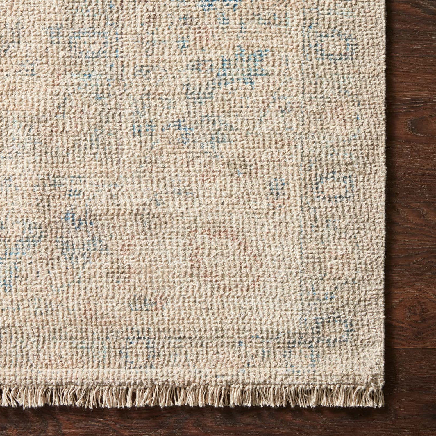 Loloi Priya Natural/Blue Hand Woven Rug