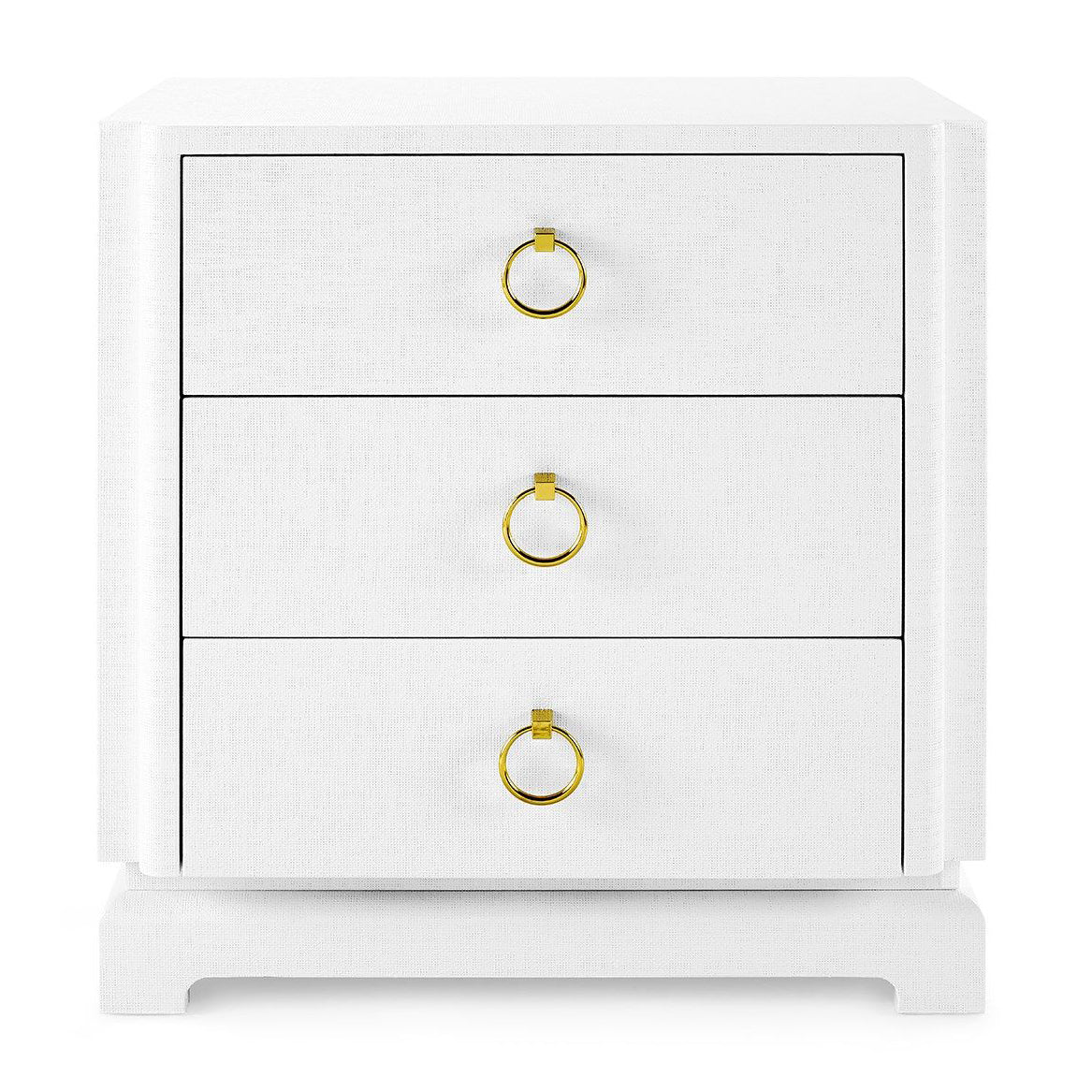 Villa and House Pavel 3 Drawer Side Table