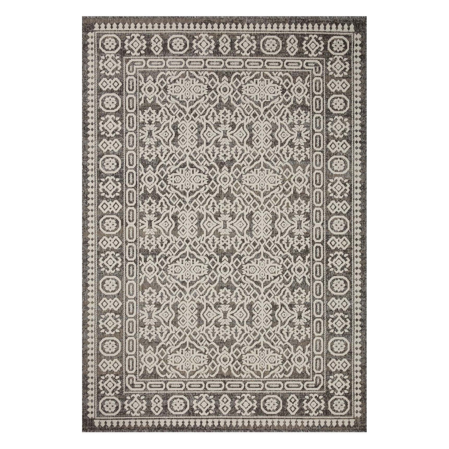 Loloi Rainier Pebble/Ivory Indoor/Outdoor Rug
